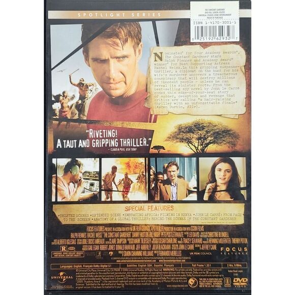 The Constant Gardner (2005 Film) [DVD] - Picture 3 of 3